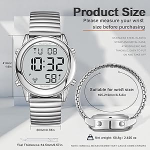 【大幅値下げ】HEARINGMARATHON+ENGLISHJOURNAL201 Amazon.com: Hearkent Talking Watch for Elderly English Male